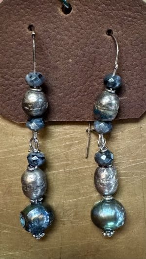 Freshwater Pearls and Labradorite