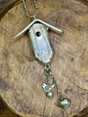 Birdhouse Necklace
