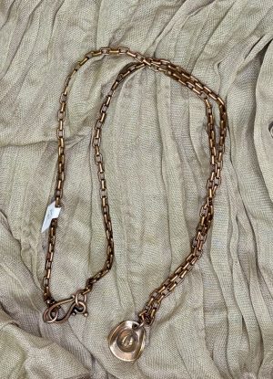 Wheat Penny Cowboy Hat Necklace