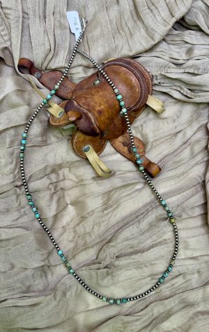 Turquoise and Navajo Pearl Necklace