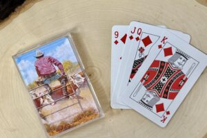 "Fifty Yard Line" Playing Cards