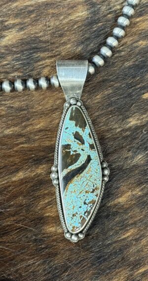 Long Turquoise Pendant