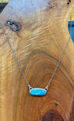 Turquoise Bar Necklace