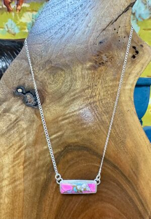 Cotton Candy Bar Necklace