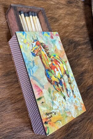 "A Horse of a Different Color" Match Box