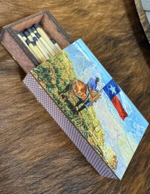 "Rider on the Rim" Match Box