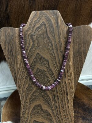 Purple Spiney Oyster Necklace