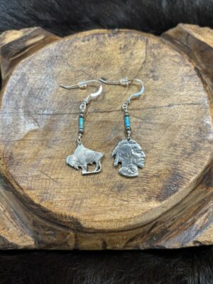 Buffalo Nickel Earrings