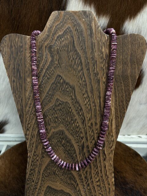 Purple Spiney Oyster Necklace