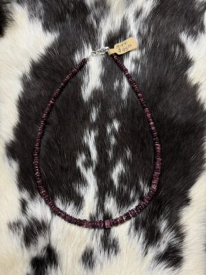 Purple Spiney Oyster Necklace