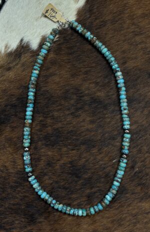 Royston Turquoise Bead Necklace