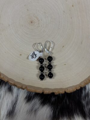 Black Onyx Earrings