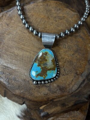 Turquoise Pendant (necklace separate)