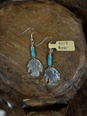 Buffalo Nickel Earrings